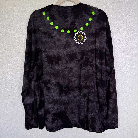 Insomniac Shirt Men Large Electric Mile Rave EDM Tie Dye Smiley Face Long Sleeve - Picture 2 of 10